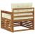 Set de canapele de exterior Lemn de acacia solid și poliester GartenMobel Dekor