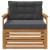 Set de canapele de exterior Lemn de acacia solid și poliester GartenMobel Dekor