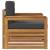 Set de canapele de exterior Lemn de acacia solid și poliester GartenMobel Dekor