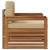 Set de canapele de exterior Lemn de acacia solid și poliester GartenMobel Dekor
