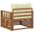 Set de canapele de exterior Lemn de acacia solid și poliester GartenMobel Dekor