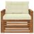Set de canapele de exterior Lemn de acacia solid și poliester GartenMobel Dekor