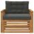 Set de canapele de exterior Lemn de acacia solid și poliester GartenMobel Dekor