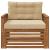 Set de canapele de exterior Lemn de acacia solid și poliester GartenMobel Dekor