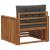 Set de canapele de exterior Lemn de acacia solid și poliester GartenMobel Dekor