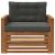 Set de canapele de exterior Lemn de acacia solid și poliester GartenMobel Dekor
