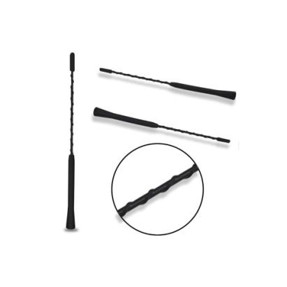 Antena auto universală 39 cm, flexibilă, cu 3 adaptoare de montaj (AN10)