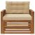 Set de canapele de exterior Lemn de acacia solid și poliester GartenMobel Dekor