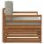 Set de canapele de exterior Lemn de acacia solid și poliester GartenMobel Dekor
