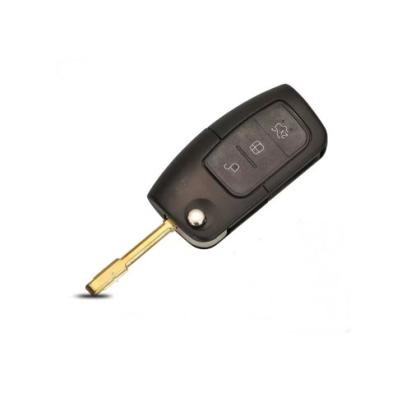 Carcasă cheie tip briceag compatibilă Ford, 3 butoane, cu lamelă metalică – Cod 1609