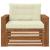 Set de canapele de exterior Lemn de acacia solid și poliester GartenMobel Dekor
