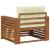 Set de canapele de exterior Lemn de acacia solid și poliester GartenMobel Dekor