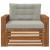 Set de canapele de exterior Lemn de acacia solid și poliester GartenMobel Dekor