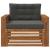 Set de canapele de exterior Lemn de acacia solid și poliester GartenMobel Dekor