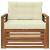 Set de canapele de exterior Lemn de acacia solid și poliester GartenMobel Dekor