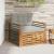 Set de canapele de exterior Lemn de acacia solid și poliester GartenMobel Dekor
