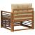 Set de canapele de exterior Lemn de acacia solid și poliester GartenMobel Dekor