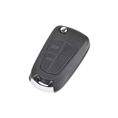 Carcasă cheie briceag compatibilă Opel, 3 butoane, cu lamelă metalică (Cod 1508)