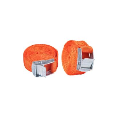 Chingă de ancorare cu cataramă 25 mm, 2,5 m, 120 kg, portocalie