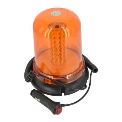 Girofar LED portocaliu WL57 omologat E9, 80 SMD 5730, 12V/24V cu magnet