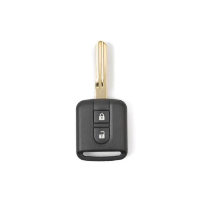 Carcasă cheie telecomandă compatibilă Nissan, 2 butoane, cu lamelă metalică – Cod 8005