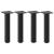 Picioare pentru măsuță de cafea, 4 buc., negru, 30-32 cm, oțel GartenMobel Dekor