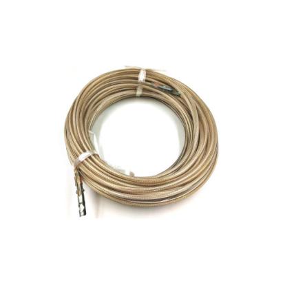 Rola cablu pentru sigiliu vamal TIR din otel, 36 m, Ø6 mm, PVC auriu (ART36)