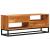 Cabinet TV natural 110 x 30 x 44 cm Lemn Solid de Acacia GartenMobel Dekor
