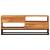 Cabinet TV natural 110 x 30 x 44 cm Lemn Solid de Acacia GartenMobel Dekor