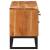 Cabinet TV natural 110 x 30 x 44 cm Lemn Solid de Acacia GartenMobel Dekor