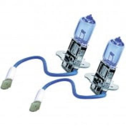 Set 2 becuri auto H3 55W 12V cu efect xenon (HOD), pentru faruri