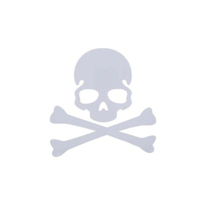 Abțibild „TOXIC” alb reflectorizant pentru avertizare – Cod DZ-73