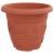 Ghiveci rotund pentru flori 6 pcs Roșu cărămidă Ø 26 x 21.5 cm GartenMobel Dekor