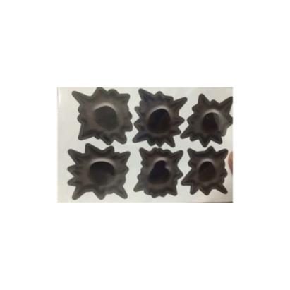 Abțibild 3D cu urme de gloanțe mari, set 6 bucăți, cod 3D-FK6