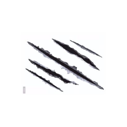 Abtibild auto 3D urme de gheară, decorativ, PVC rezistent, 22x28 cm (3D-FK4)