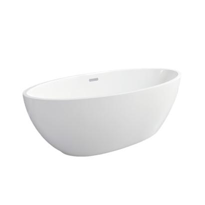 Cadă freestanding Leziter Kara din acril 170x81x60 cm, alb, cu scurgere pop-up