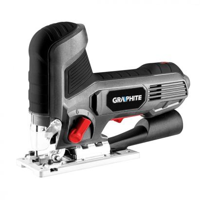 Fierăstrău pendular Graphite 600W, 800–3000 rpm, tăiere 80 mm lemn