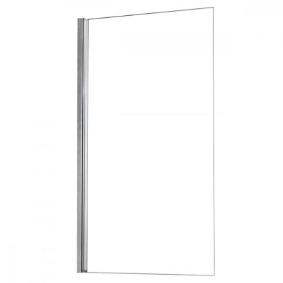 Paravan cadă Leziter Eva 78x140 cm, sticlă securizată 6 mm, profil zinc