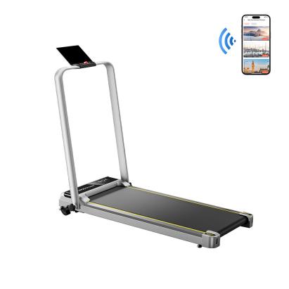 Bandă de alergare Leziter Lunaris Max 100 kg, 0,8–6 km/h, înclinare 3 niveluri, Wi‑Fi