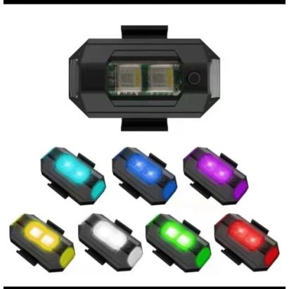 Lampă LED stroboscopică multicoloră reîncărcabilă USB, universală FS-LED013