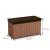 Cutie de depozitare pentru grădină Curver Darwin 570L, maro, aspect lemn