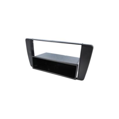 Ramă adaptoare 2 DIN neagră pentru Skoda Octavia II, montaj radio aftermarket
