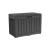 Cutie depozitare grădină Curver Kentwood 190L, plastic antracit, tip bancă