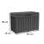 Cutie depozitare grădină Curver Kentwood 190L, plastic antracit, tip bancă