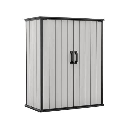 Dulap de depozitare pentru grădină Curver Premier High Store gri-maroniu