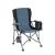 Scaun de pescuit pliabil Leziter Comfort cu brate si suport pahare, albastru