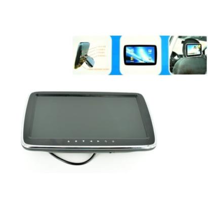 Tetiera auto MP5 10.1” cu ecran tactil, USB/SD, AV, 12V, neagra