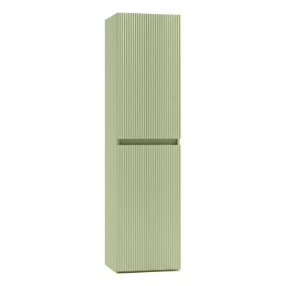 Dulap baie suspendat lateral Leziter Trent, verde deschis, 35x30x140 cm