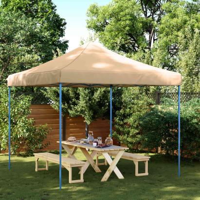 Cort pentru Petreceri Bej 292 x 292 x 315 cm Material Oxford GartenMobel Dekor
