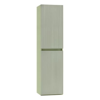 Dulap lateral suspendat baie Leziter Trent 140 cm, verde fistic-olive